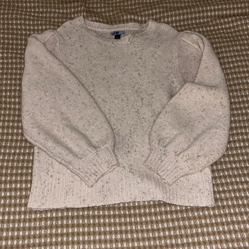 pink oversized sweater